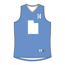 Load image into Gallery viewer, Youth Reversible Basketball Jersey-Utah Carstensen