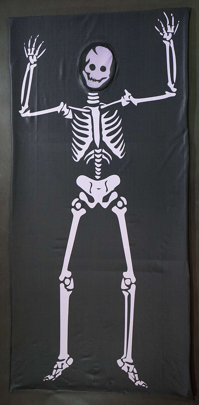 Youth Skeleton Costume Sacks with Functional 