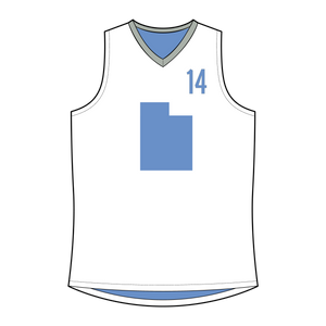 Youth Reversible Basketball Jersey-Utah Carstensen