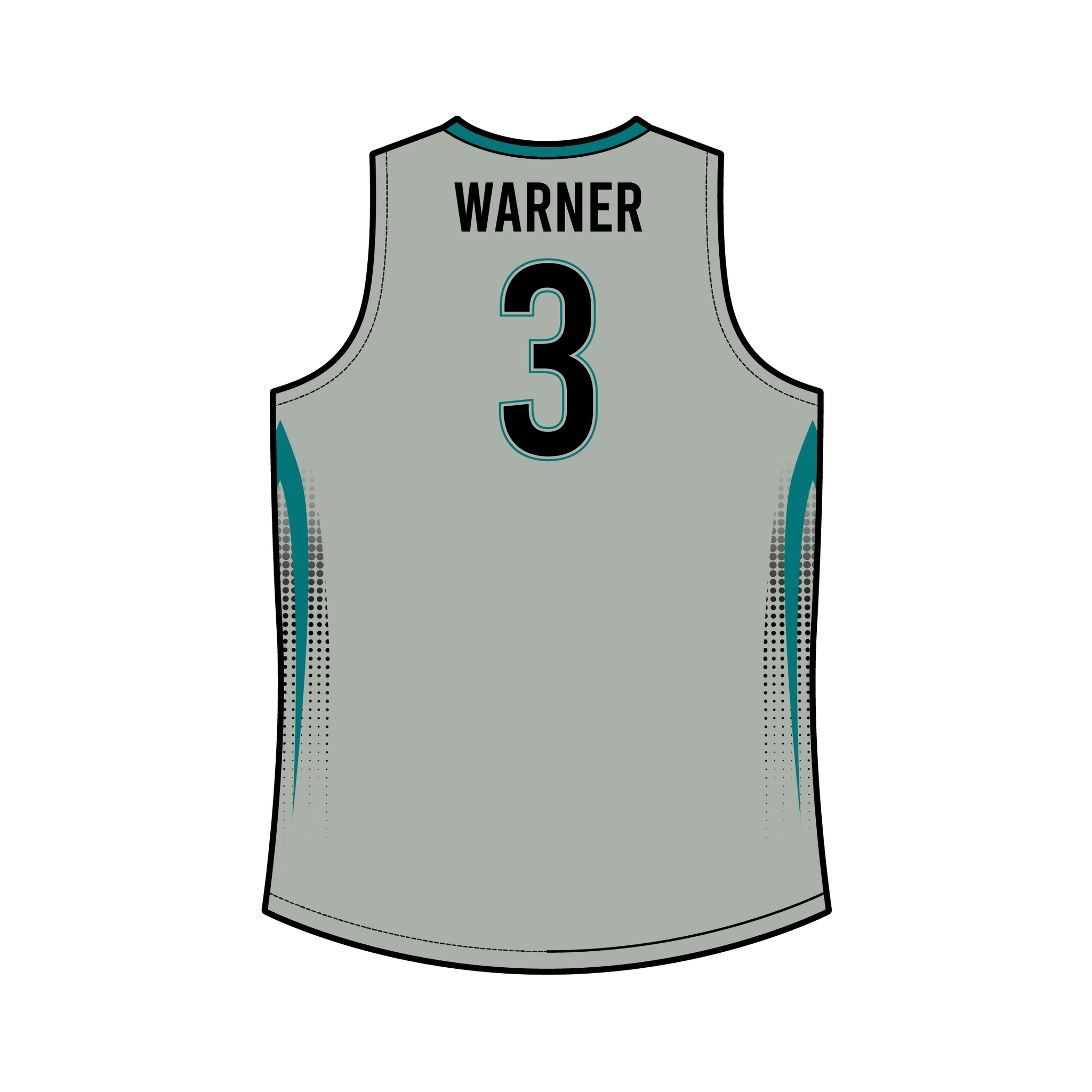 Charlotte Basketball Uniform Mockup Template Design For Basketball